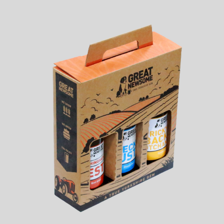 Great Newsome | Great Newsome Gift Pack 3x500ml | Buy Craft Beer Online | Modern Light Amber Beer