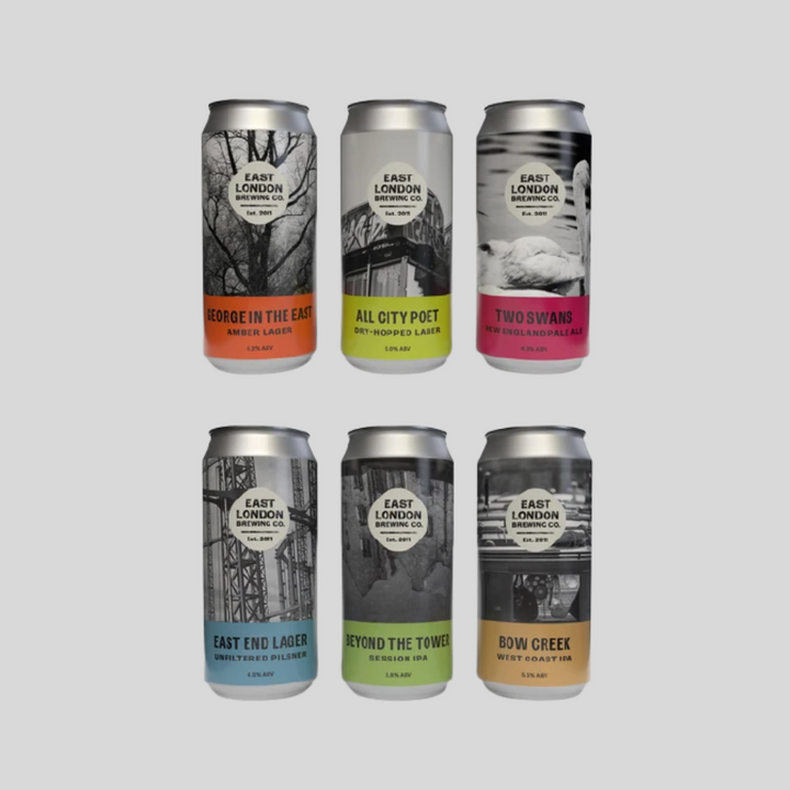 East London Brewery Mixed Case | Mixed Case Cans x12 | Mixed Case of different beers